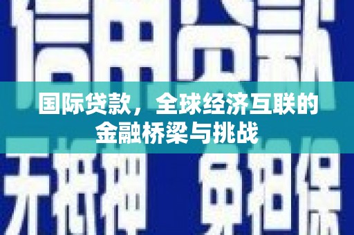 咸丰国际贷款，全球经济互联的金融桥梁与挑战