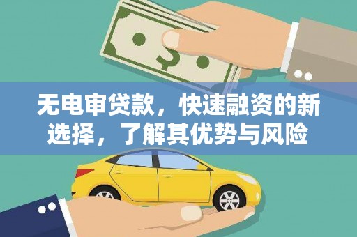 咸丰无电审贷款，快速融资的新选择，了解其优势与风险