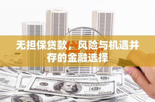 咸丰无担保贷款，风险与机遇并存的金融选择