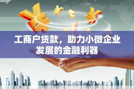 咸丰工商户贷款,助力小微企业发展的金融利器 咸丰工商户贷款,助力小微企业发展的金融利器
