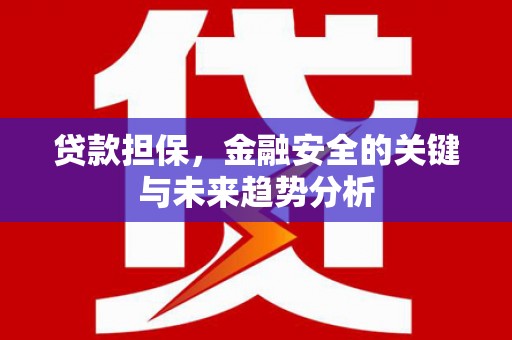 咸丰贷款担保，金融安全的关键与未来趋势分析