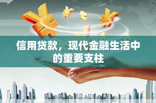 咸丰信用贷款，现代金融生活中的重要支柱