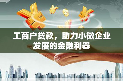 咸丰工商户贷款，助力小微企业发展的金融利器