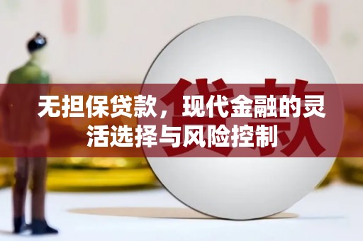 咸丰无担保贷款，现代金融的灵活选择与风险控制