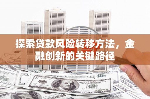 咸丰探索贷款风险转移方法，金融创新的关键路径