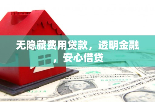 咸丰无隐藏费用贷款，透明金融，安心借贷