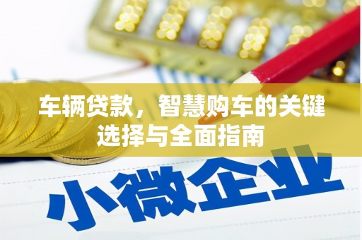 咸丰车辆贷款，智慧购车的关键选择与全面指南