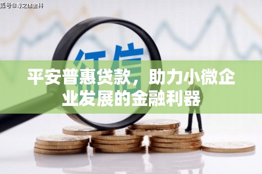 咸丰平安普惠贷款，助力小微企业发展的金融利器