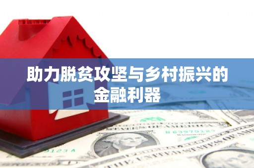 咸丰助力脱贫攻坚与乡村振兴的金融利器