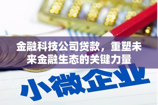 咸丰金融科技公司贷款，重塑未来金融生态的关键力量