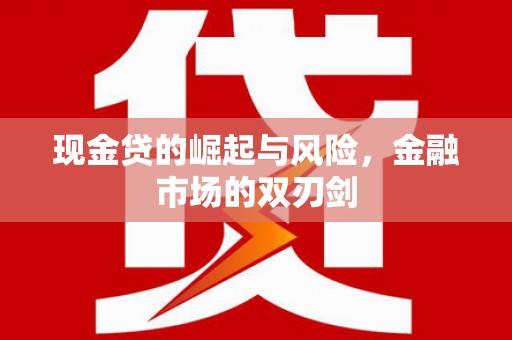 咸丰现金贷的崛起与风险，金融市场的双刃剑