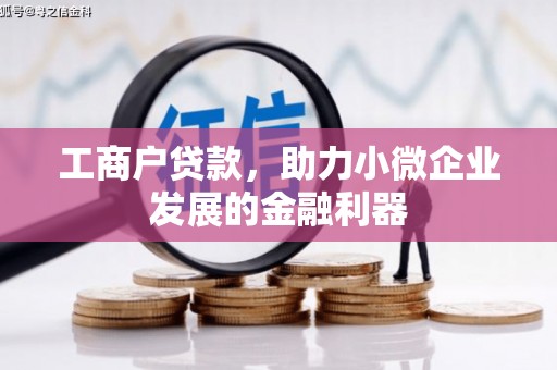 咸丰工商户贷款，助力小微企业发展的金融利器