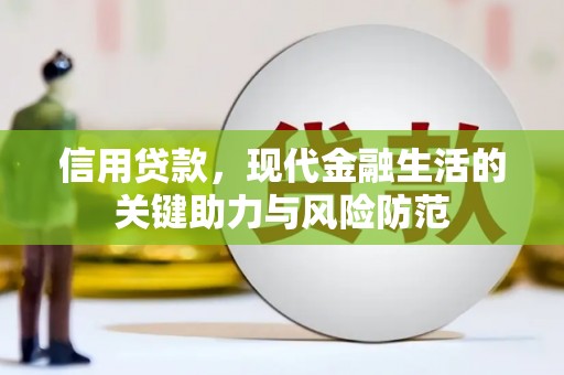 咸丰信用贷款，现代金融生活的关键助力与风险防范