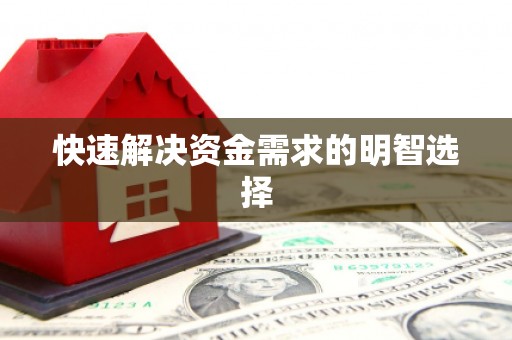 咸丰快速解决资金需求的明智选择