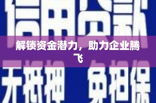 咸丰解锁资金潜力，助力企业腾飞