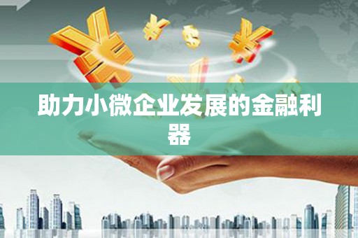 咸丰助力小微企业发展的金融利器