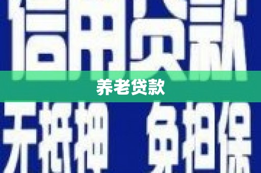 咸丰养老贷款